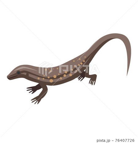 Ground lizard icon, isometric style Ground lizard icon, isometric style 76407726