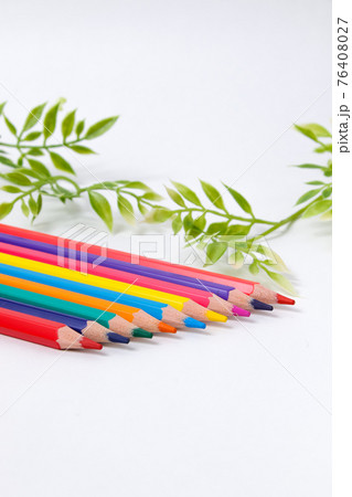 色鉛筆, 鉛筆, えんぴつ, 文具, 文房具, 学校, 木製, 描く, 書く, 塗る, 色えんぴつ 76408027