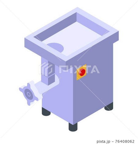 Meat grinder icon, isometric style Meat grinder icon, isometric style 76408062
