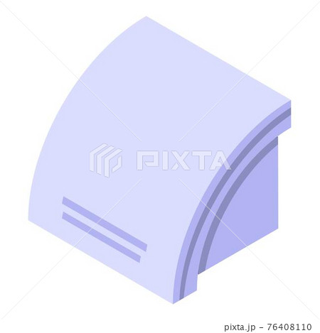 Dryer machine icon, isometric style Dryer machine icon, isometric style 76408110