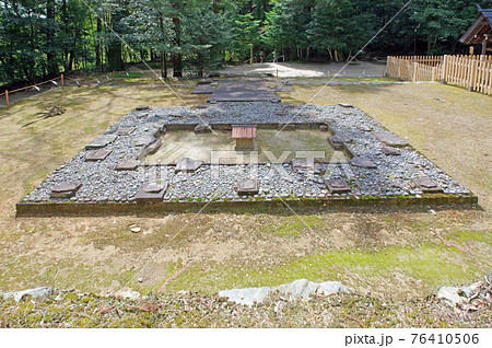山口大神宮境内の式年遷宮古殿地 76410506