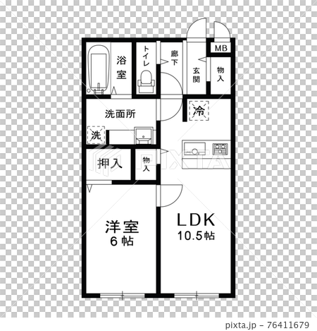 Illustration image of floor plan 76411679