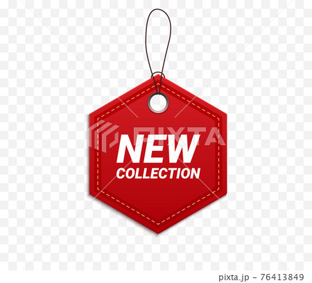 Red tag isolated. Red tag isolated. 76413849