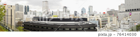 グランフロント大阪 北館テラスガーデンからパノラマ風景 グランフロント大阪 北館テラスガーデンからパノラマ風景 76414030