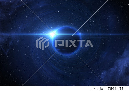 Black Hole Devours Star. 76414554