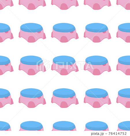 Abstract seamless plastic baby pots with comfortable handle 76414752