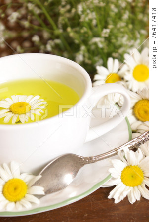 Chamomile Tea Closeup 76417418