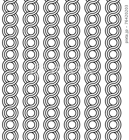 Greek waves seamless vector pattern or braided ornament. 76420203