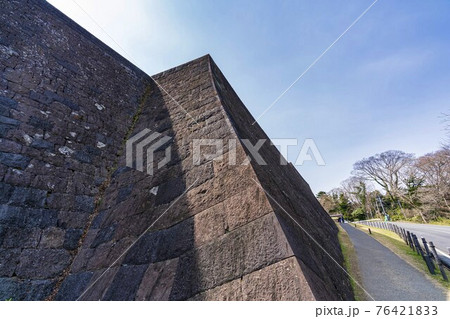 仙台城（青葉城）の石垣　本丸北壁石垣　宮城県仙台市 76421833