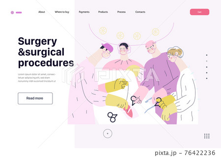 Medical reports application - medical insurance illustration. Flat vector 76422236