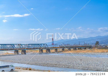 神奈川 足柄平野 酒匂川周辺の都市風景 76422244