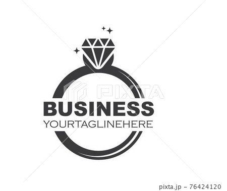 ring diamond vector illustration design 76424120