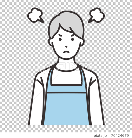 Stay-at-home expression gets angry Stay-at-home expression gets angry 76424679