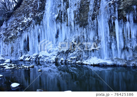 長野県 木曽おんたけ 白川氷柱群 長野県 木曽おんたけ 白川氷柱群 76425386