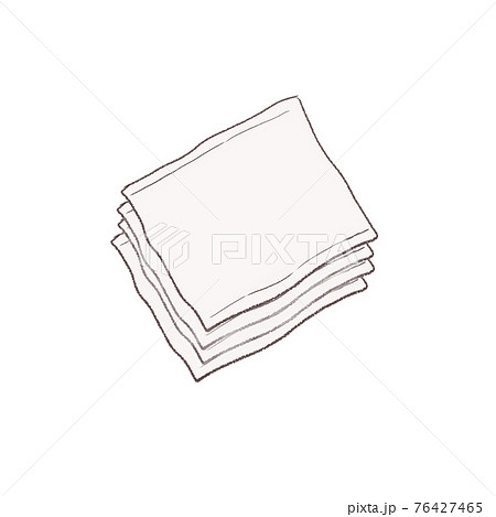 スキンケア用品 コットンのイラスト素材