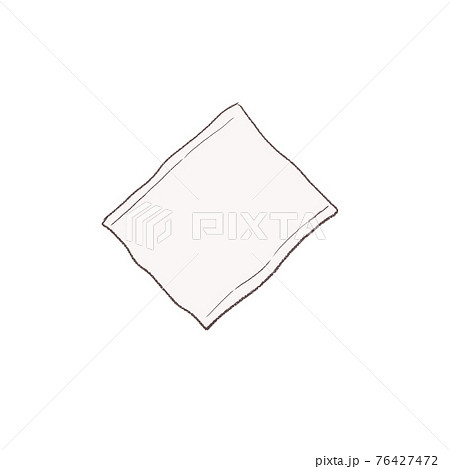 スキンケア用品 コットンのイラスト素材