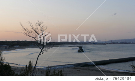 阿字ヶ浦海岸 夕暮れ 阿字ヶ浦海岸 夕暮れ 76429484