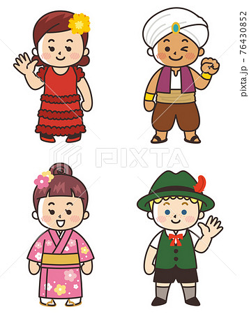 世界の子供たち　人種　国籍　平和 76430852