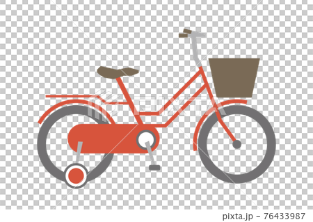 かわいい子供用の自転車のイラスト素材