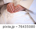 結婚式での白無垢 76435080
