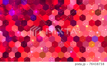 夢可愛いハニカム模様の壁紙 76438738