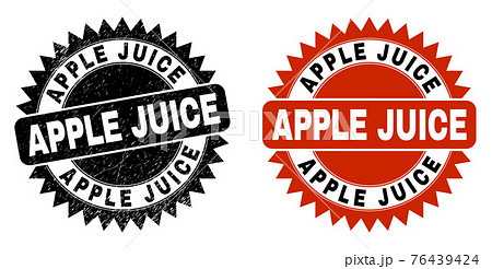 APPLE JUICE Black Rosette Seal with Distress Surface 76439424