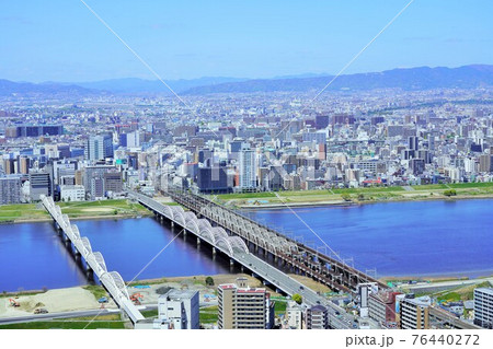 梅田スカイビルからの眺め（淀川方面） 76440272