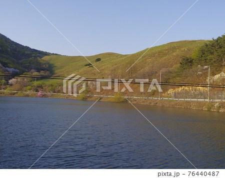 風景 韓国 湖 76440487