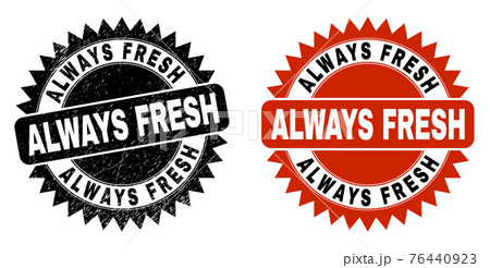 ALWAYS FRESH Black Rosette Watermark with Corroded Style 76440923