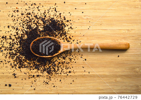 Pounded and dried peppers isot used in turkish cuisine 76442729