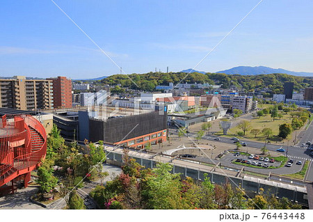 大分駅ビル屋上庭園と駅南口 76443448
