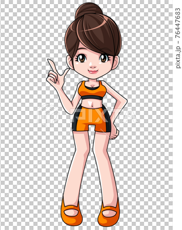 スポーツトレーナーのイラスト素材