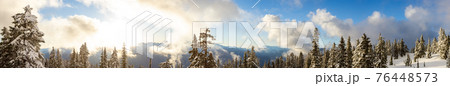 Panoramic View of Canadian Nature Landscape Panoramic View of Canadian Nature Landscape 76448573