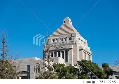 【冬の国会議事堂】 76449245