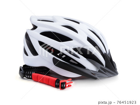 Bike helmet isolated on white. 76451923