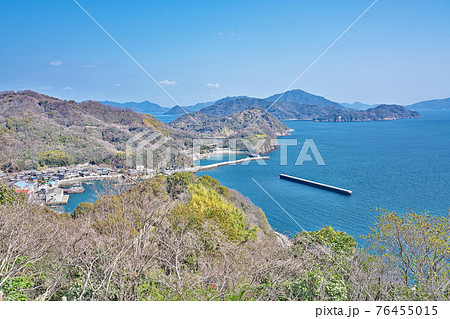 【ナガタニ展望台からの風景】 愛媛県今治市関前岡村乙 【ナガタニ展望台からの風景】 愛媛県今治市関前岡村乙 76455015
