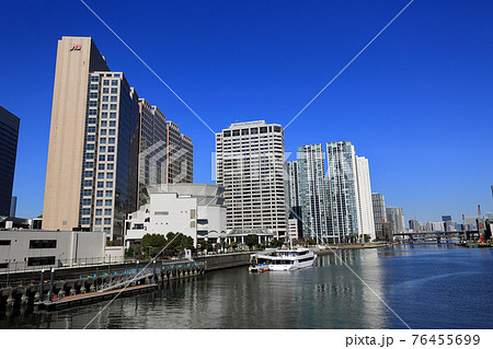 東京　品川区の都市風景　天王洲アイル 76455699