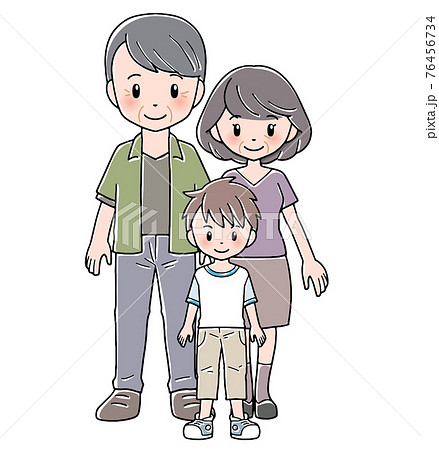 祖父母と孫（息子） 76456734