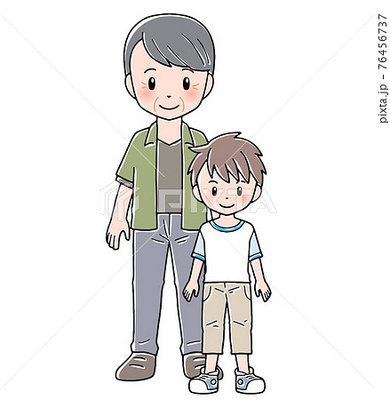 祖父と孫（息子） 76456737