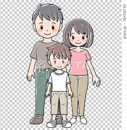 両親と息子 76456738