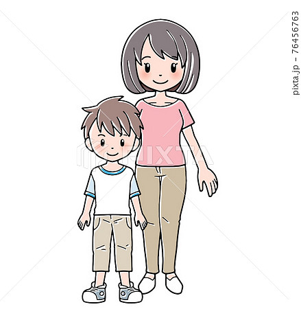 母親と息子 76456763