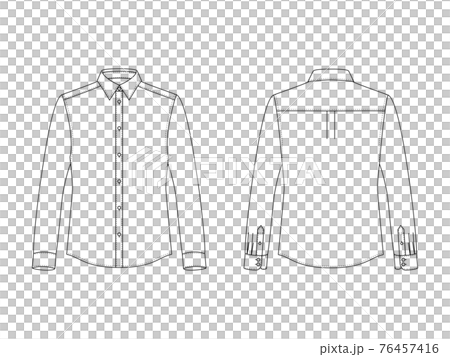 メンズ シャツカラー Yシャツ ハンガーイラストのイラスト素材 メンズ シャツカラー Yシャツ ハンガーイラストのイラスト素材