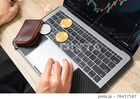 仮想通貨のイメージ 76457587