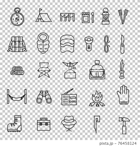 露營設備，帳篷，食堂，椅子，水壺，火柴袋等。 76458124