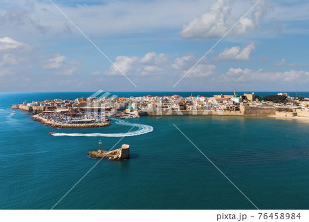 ancient city of Akko aerial photography 76458984