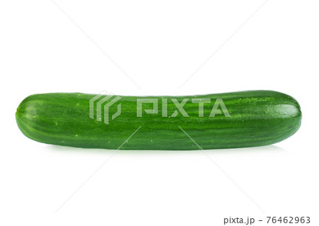 Cucumber isolated on white background, Full depth of field. Cucumber isolated on white background, Full depth of field. 76462963