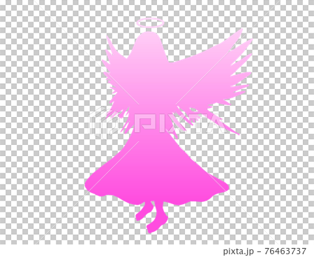 女神剪影（粉紅色） 76463737