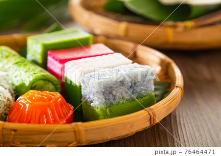 Malaysia popular assorted sweet dessert or simply known as kueh or kuih 76464471