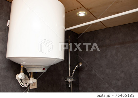 Electric Boiler In the modern bathroom. 76465135