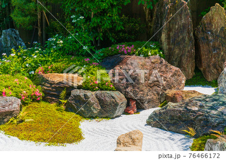 京都市東山区建仁寺塔頭寺院・霊源院甘露庭を撮影 76466172